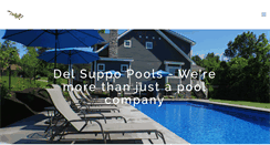 Desktop Screenshot of delsuppopools.com